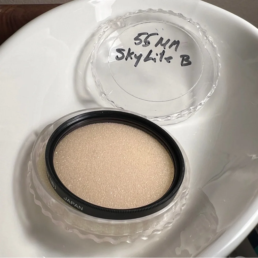Vintage Hoya 55mm Skylight 1B Multi-Coated (HMC) Glass Camera Filter Japan EUC
